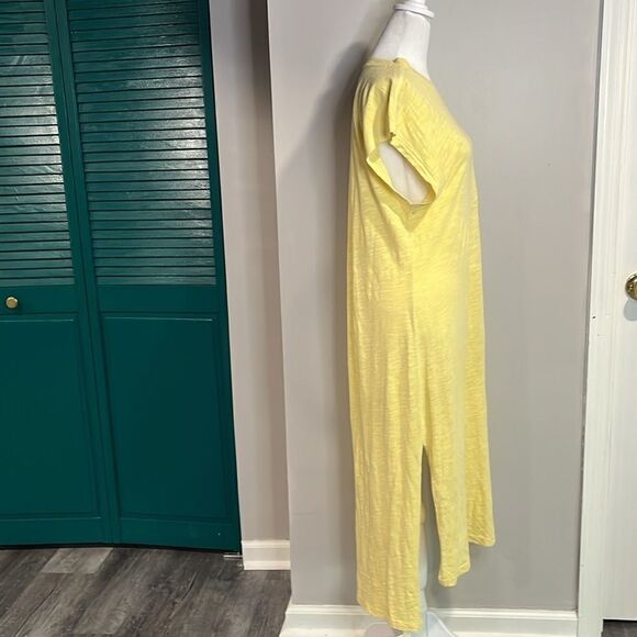 The Normal Brand Vintage Slub Tee Dress midi yellow - 100% cotton - XS/S - Picture 10 of 16